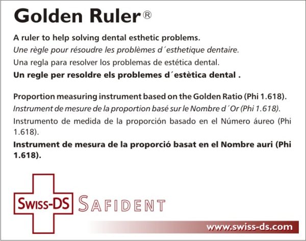 SAFIDENT Golden Ruler Instrumento de medición para la regla de oro - Imagen 7